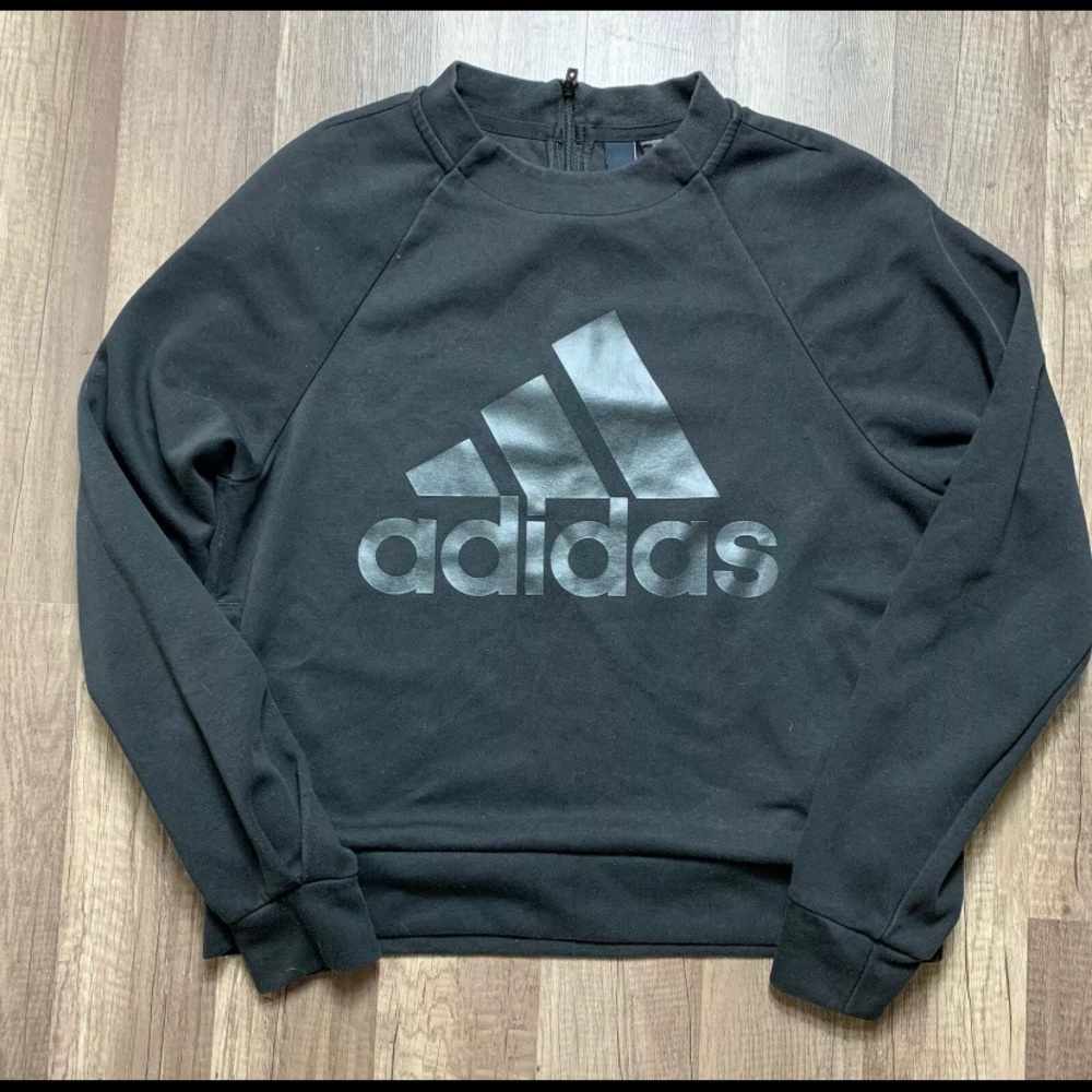 Adidas Womens Size Small Black Pullover